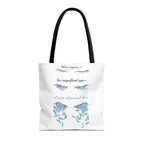 Bohemian Tote Bag with Inspirational Quote, Stylish Market Bag, Gift for Her, Eye-Catching Beach Bag, Motivational Art Tote
