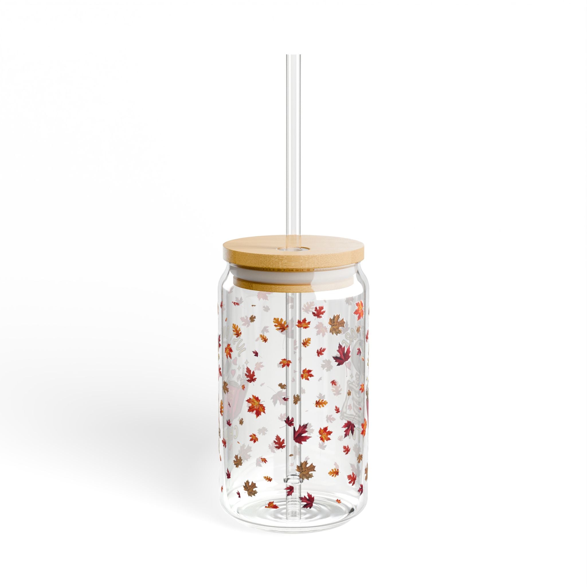 "Just One More Chapter" Sipper Glass – 16oz Autumn Drinkware