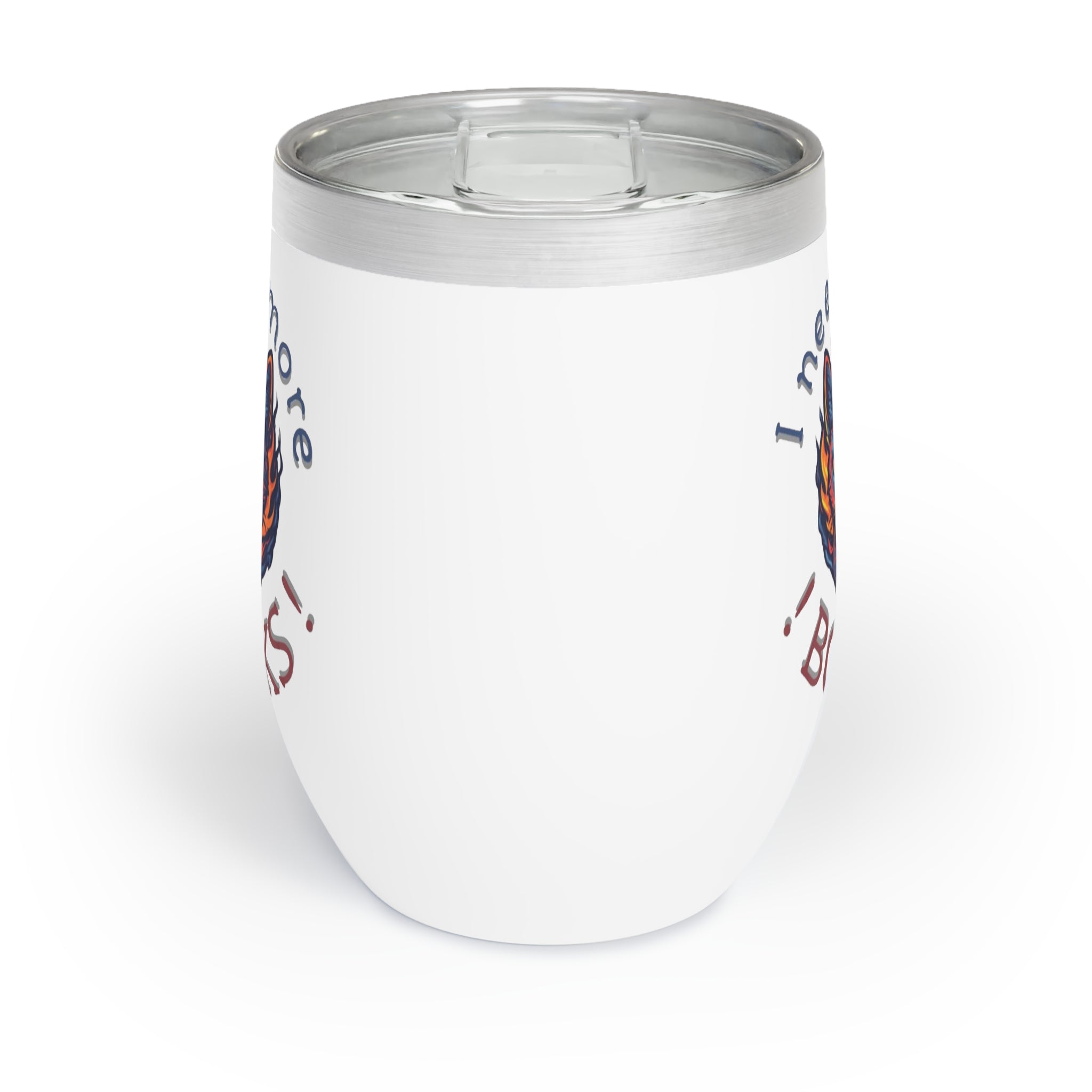 "I Need More Books" Chill Tumbler – Wine Lover Gift