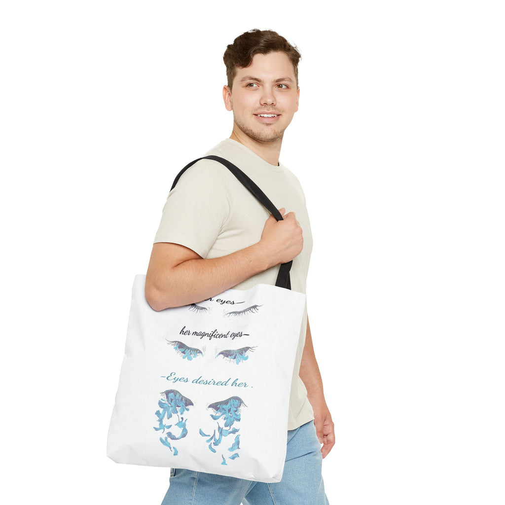Bohemian Tote Bag with Inspirational Quote, Stylish Market Bag, Gift for Her, Eye-Catching Beach Bag, Motivational Art Tote