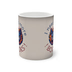 "I Need More Books" Color-Changing Cat Mug – Readers & Coffee Lovers