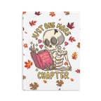 "Just One More Chapter" Puffy Cover Notebook – Fall & Halloween