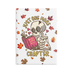 "Just One More Chapter" Puffy Cover Notebook – Fall & Halloween