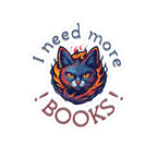 "I Need More Books" Stickers – Cute Cats for Book Lovers