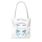 Bohemian Tote Bag with Inspirational Quote, Stylish Market Bag, Gift for Her, Eye-Catching Beach Bag, Motivational Art Tote