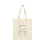 Inspirational Cotton Canvas Tote Bag - Eco-Friendly, Reusable Shopping Tote, Perfect for Everyday Use, Gift for Her, Motivational Quote Bag