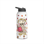 "Just One More Chapter" Stainless Steel Water Bottle – Standard Lid