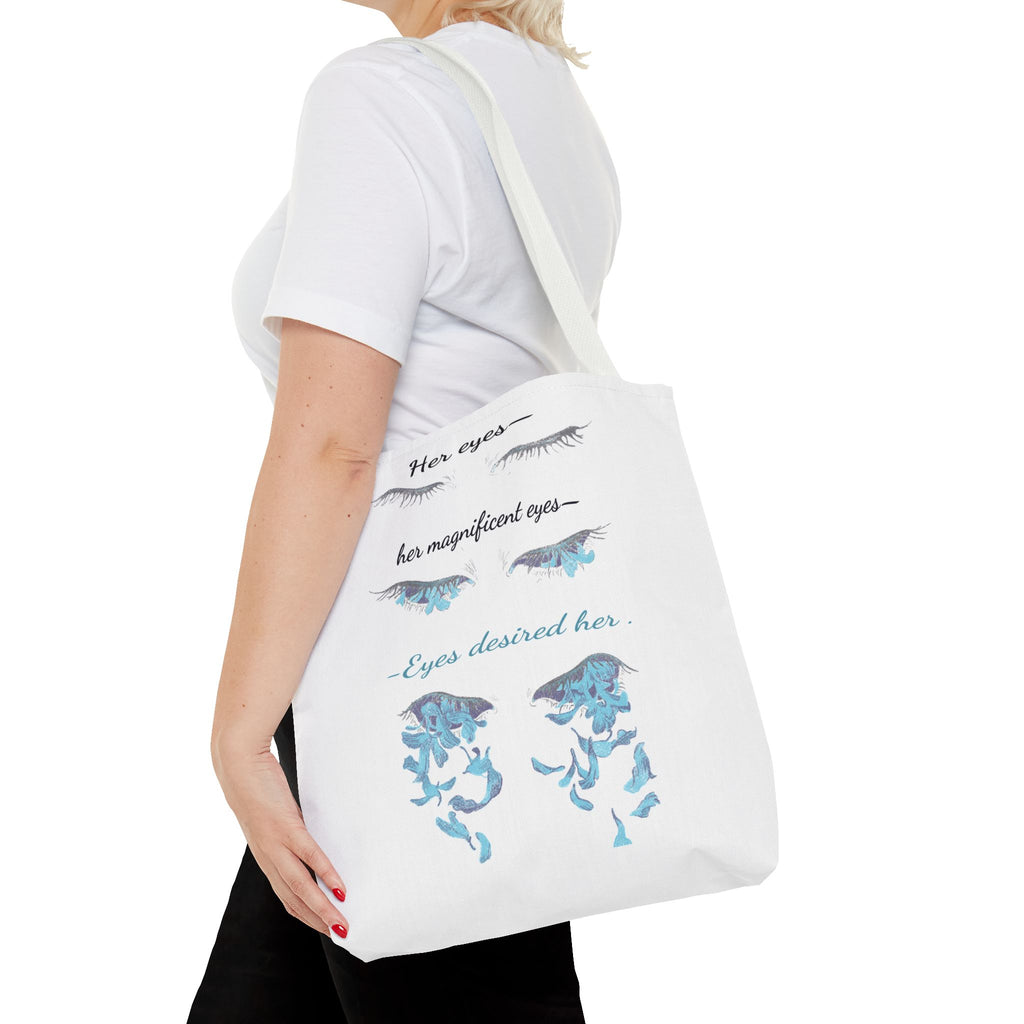 Bohemian Tote Bag with Inspirational Quote, Stylish Market Bag, Gift for Her, Eye-Catching Beach Bag, Motivational Art Tote