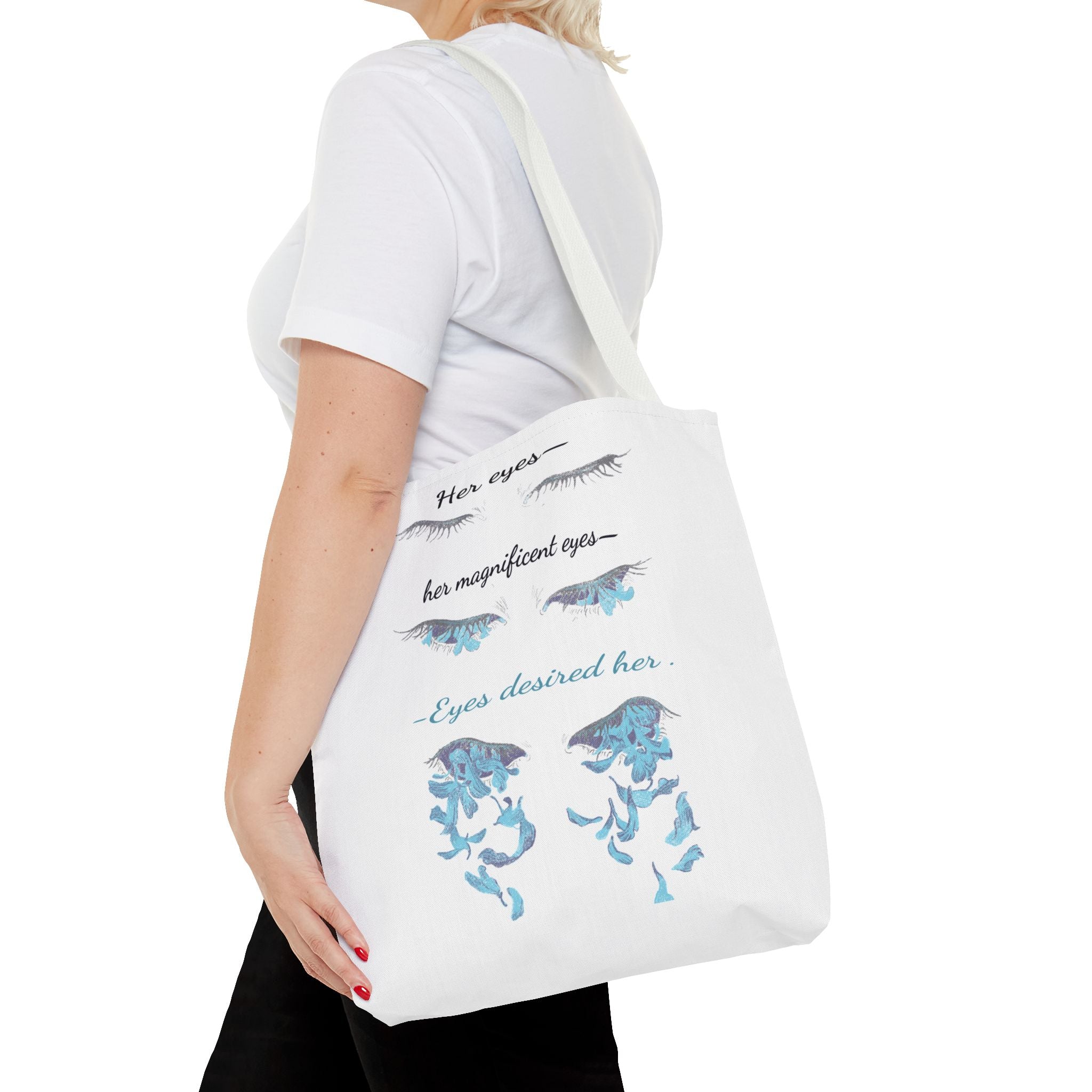Bohemian Tote Bag with Inspirational Quote, Stylish Market Bag, Gift for Her, Eye-Catching Beach Bag, Motivational Art Tote