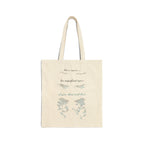 Inspirational Cotton Canvas Tote Bag - Eco-Friendly, Reusable Shopping Tote, Perfect for Everyday Use, Gift for Her, Motivational Quote Bag