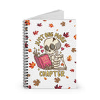 "Just One More Chapter" Spiral Diary – Cozy Fall Notebook