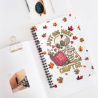 "Just One More Chapter" Spiral Diary – Cozy Fall Notebook
