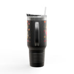 "Just One More Chapter" Skeleton Travel Mug – Autumn Leaves 40oz