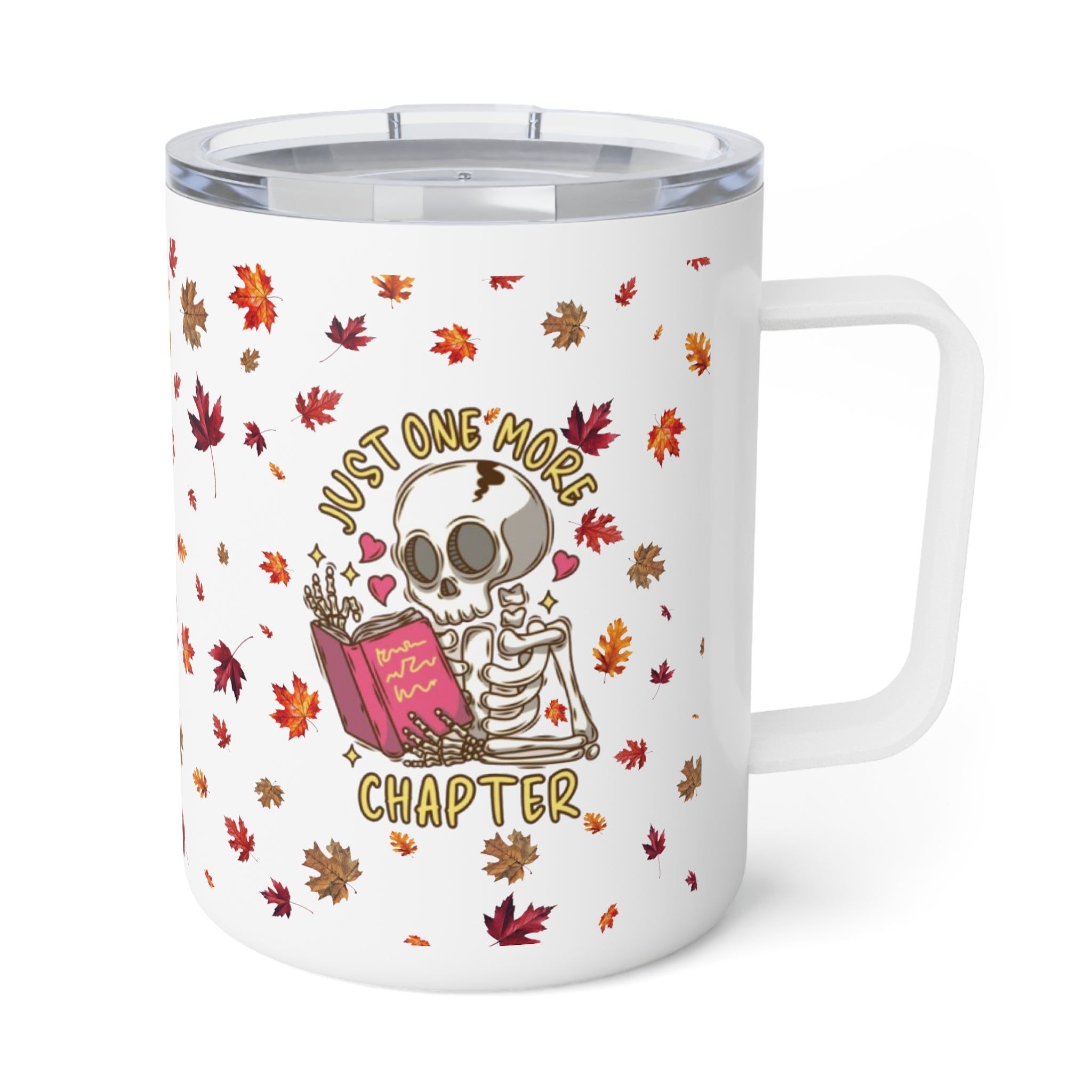 "Just One More Chapter" Autumn Coffee Cup – 10oz Cozy Mug