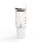 "Just One More Chapter" Skeleton Travel Mug – Autumn Leaves 40oz