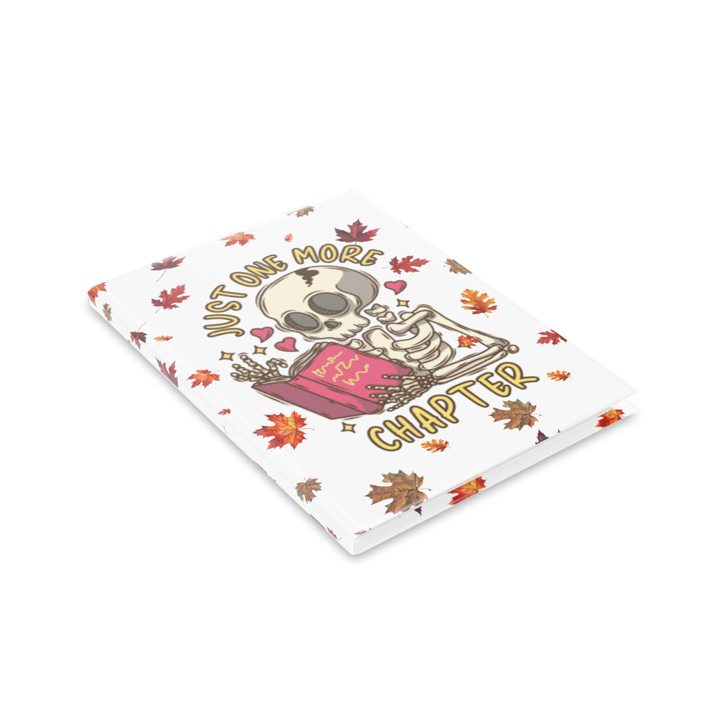 "Just One More Chapter" Puffy Cover Notebook – Fall & Halloween