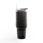 "Just One More Chapter" Skeleton Travel Mug – Autumn Leaves 40oz