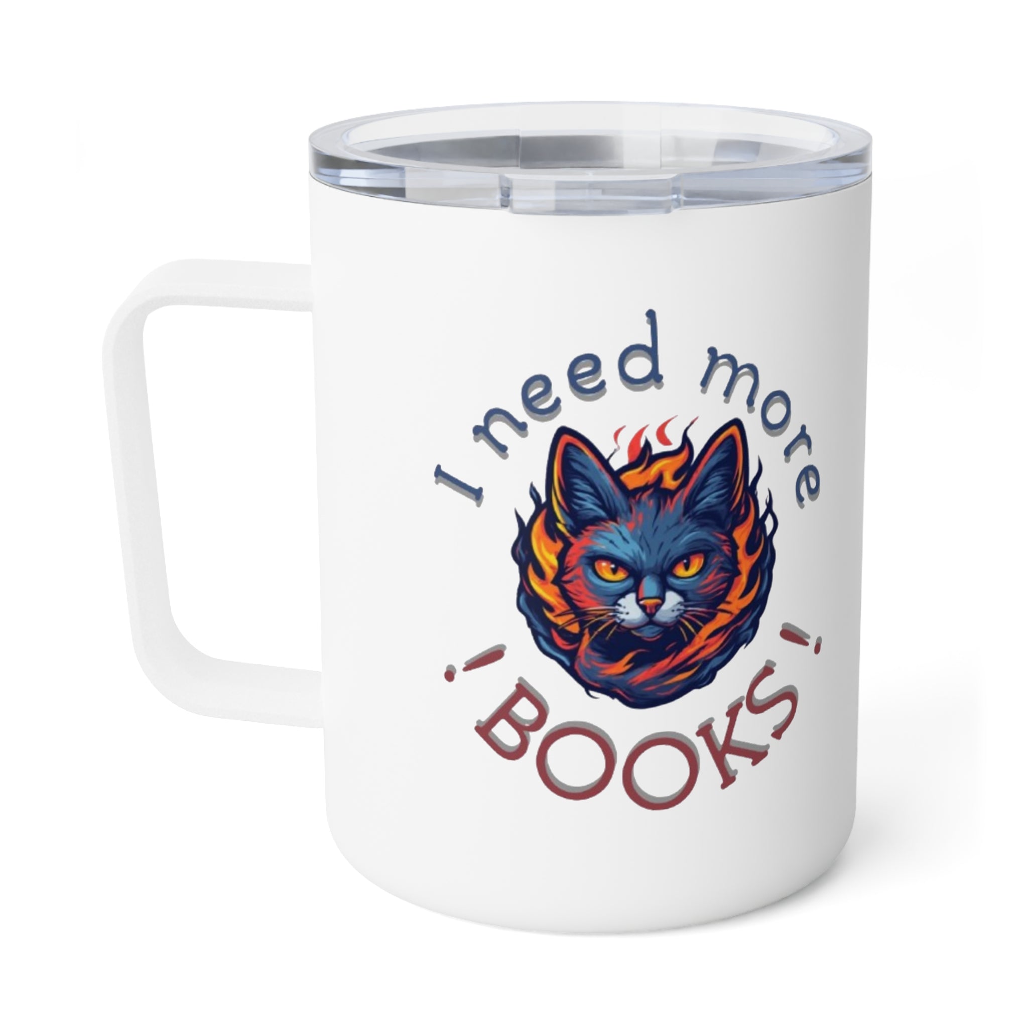 "I Need More Books" 10oz Mug – Reader & Coffee Lover Gift