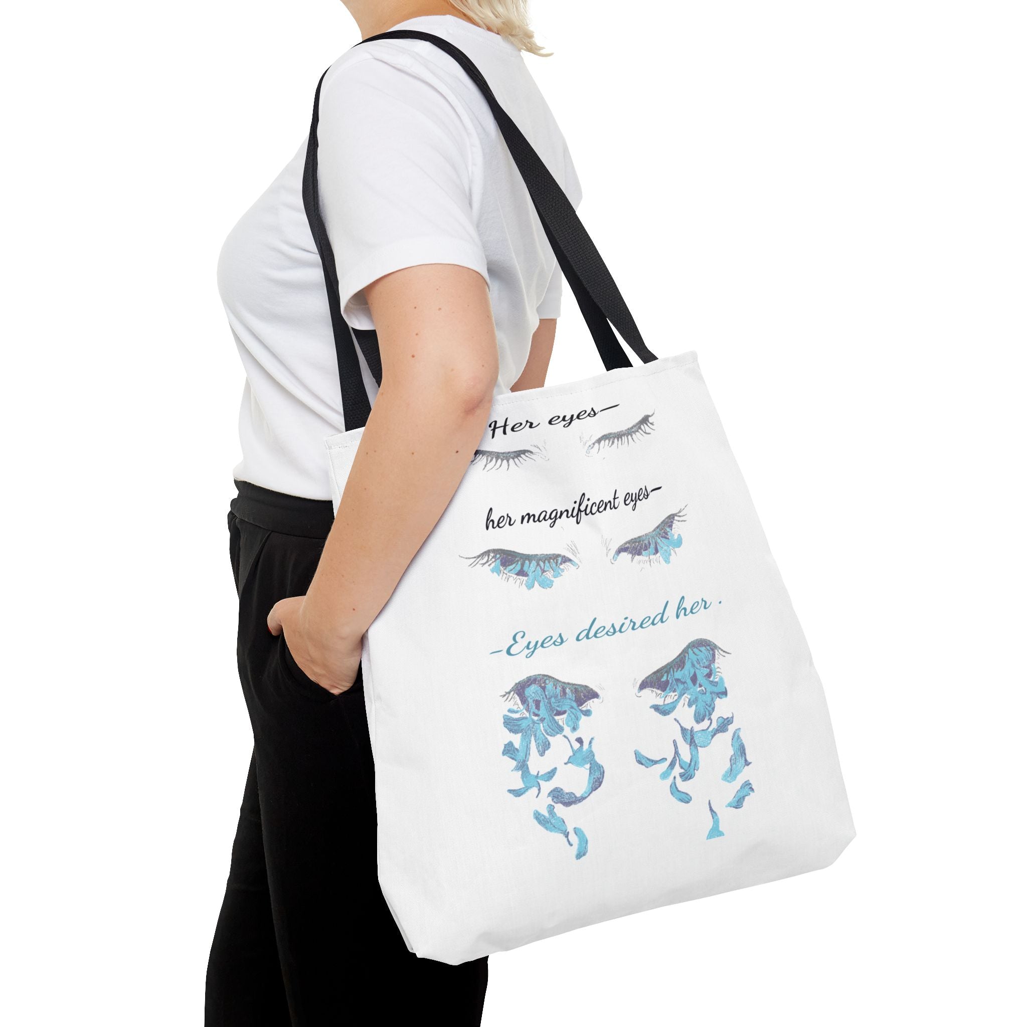 Bohemian Tote Bag with Inspirational Quote, Stylish Market Bag, Gift for Her, Eye-Catching Beach Bag, Motivational Art Tote