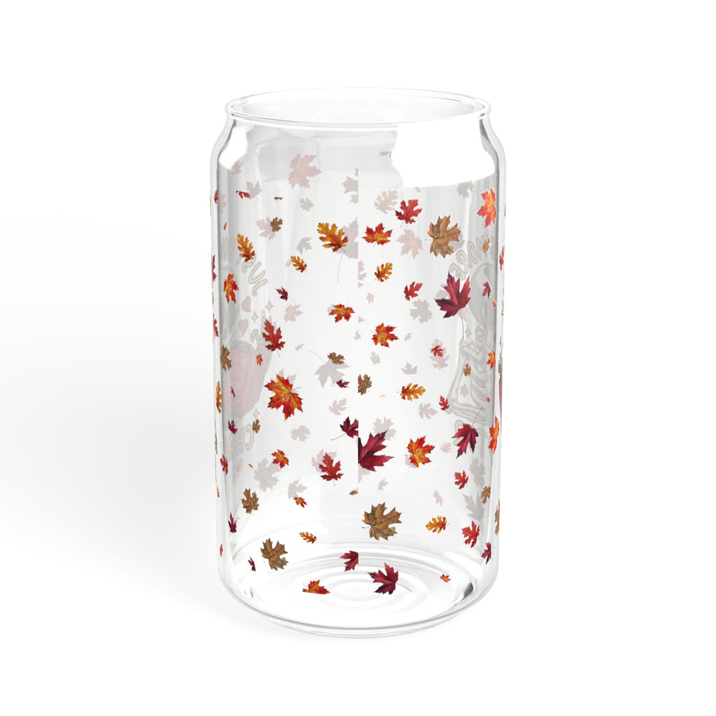 "Just One More Chapter" Sipper Glass – 16oz Autumn Drinkware