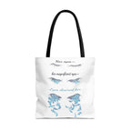 Bohemian Tote Bag with Inspirational Quote, Stylish Market Bag, Gift for Her, Eye-Catching Beach Bag, Motivational Art Tote