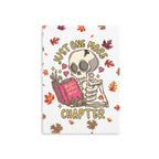 "Just One More Chapter" Puffy Cover Notebook – Fall & Halloween