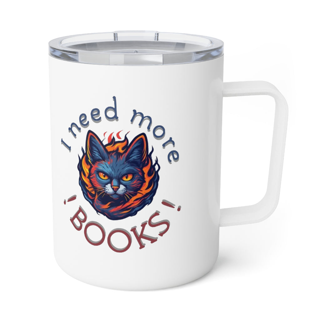 "I Need More Books" 10oz Mug – Reader & Coffee Lover Gift