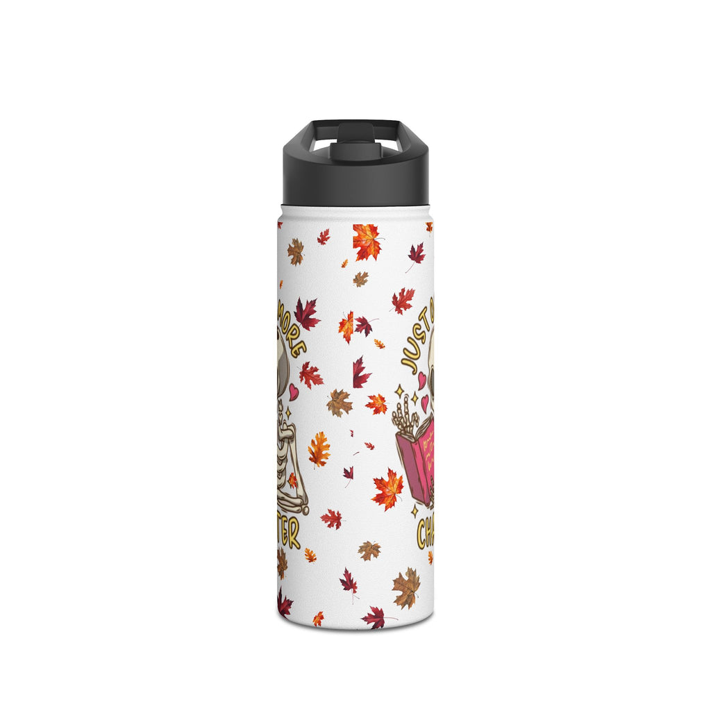 "Just One More Chapter" Stainless Steel Water Bottle – Standard Lid