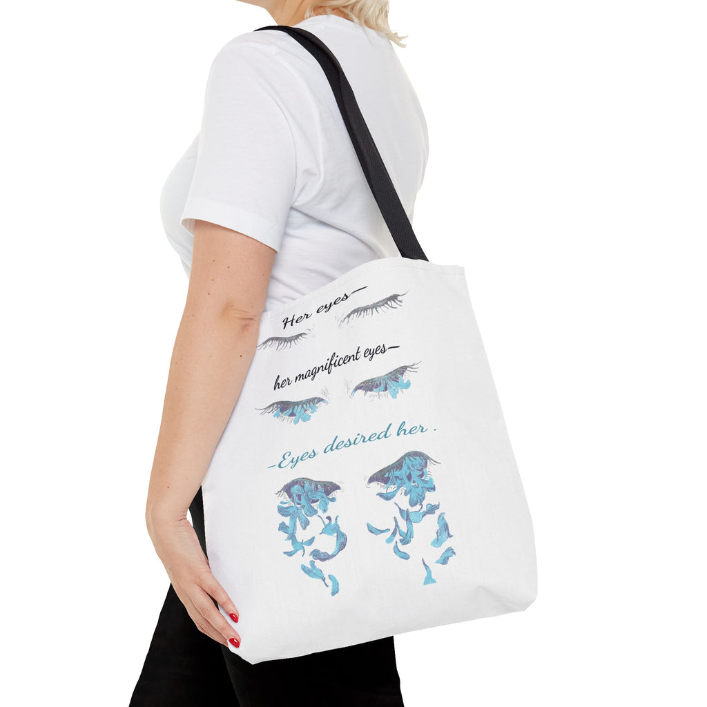 Bohemian Tote Bag with Inspirational Quote, Stylish Market Bag, Gift for Her, Eye-Catching Beach Bag, Motivational Art Tote