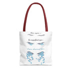 Bohemian Tote Bag with Inspirational Quote, Stylish Market Bag, Gift for Her, Eye-Catching Beach Bag, Motivational Art Tote
