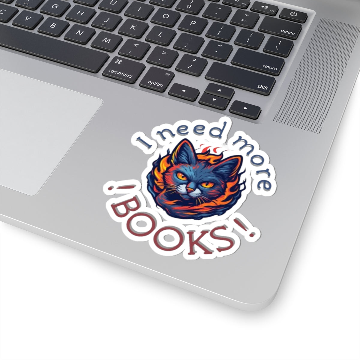 "I Need More Books" Stickers – Cute Cats for Book Lovers