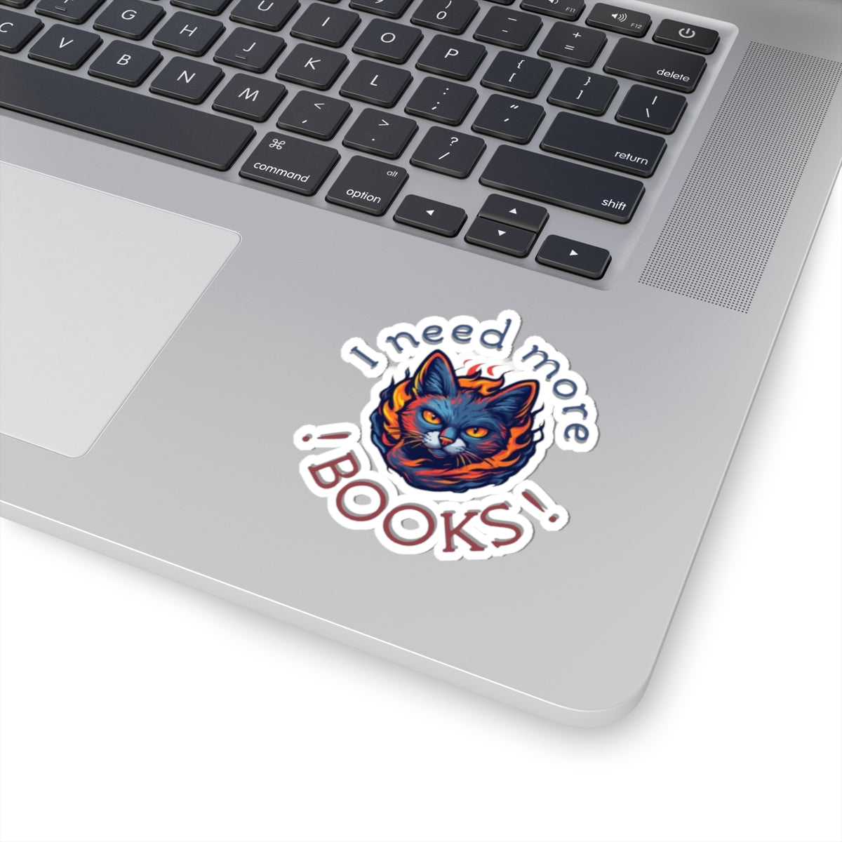 "I Need More Books" Stickers – Cute Cats for Book Lovers