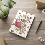 "Just One More Chapter" Puffy Cover Notebook – Fall & Halloween