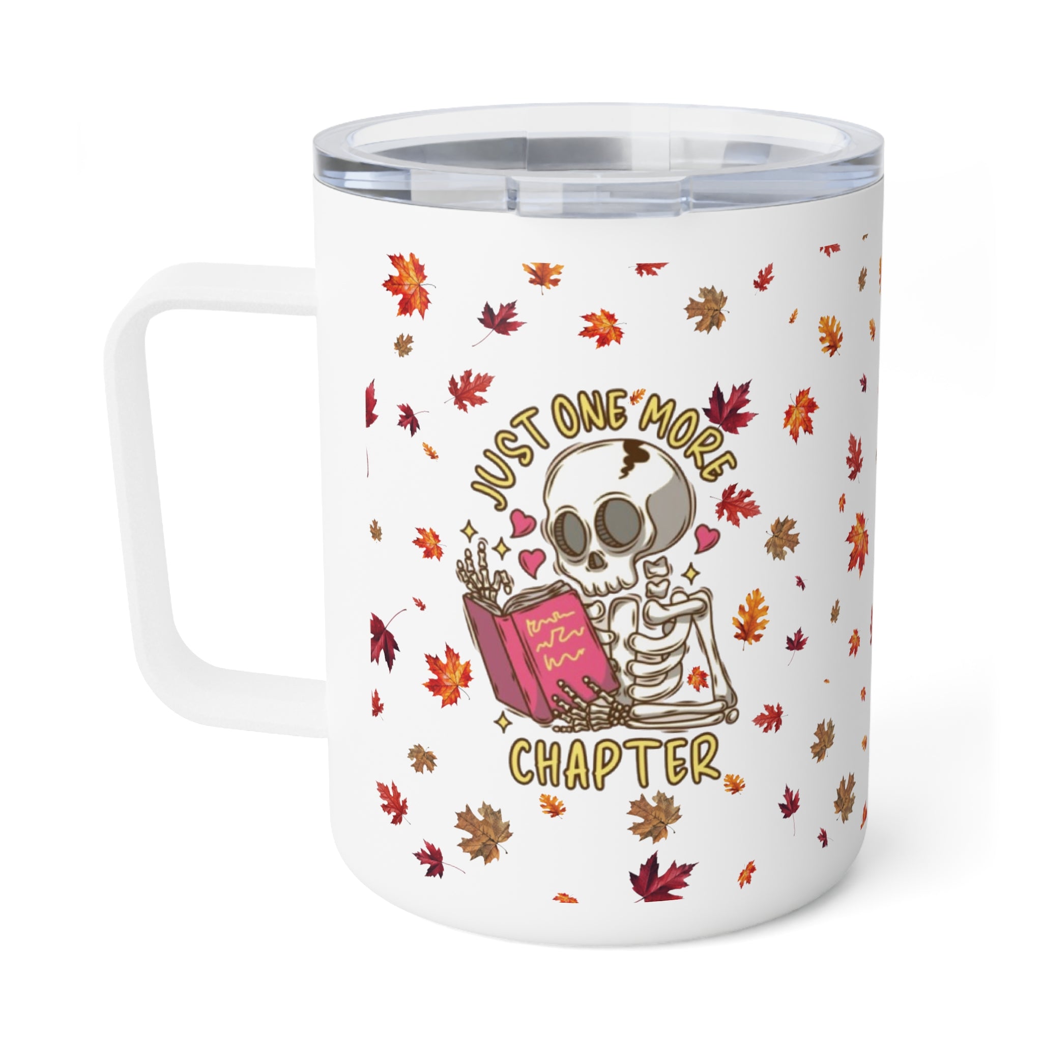 "Just One More Chapter" Autumn Coffee Cup – 10oz Cozy Mug