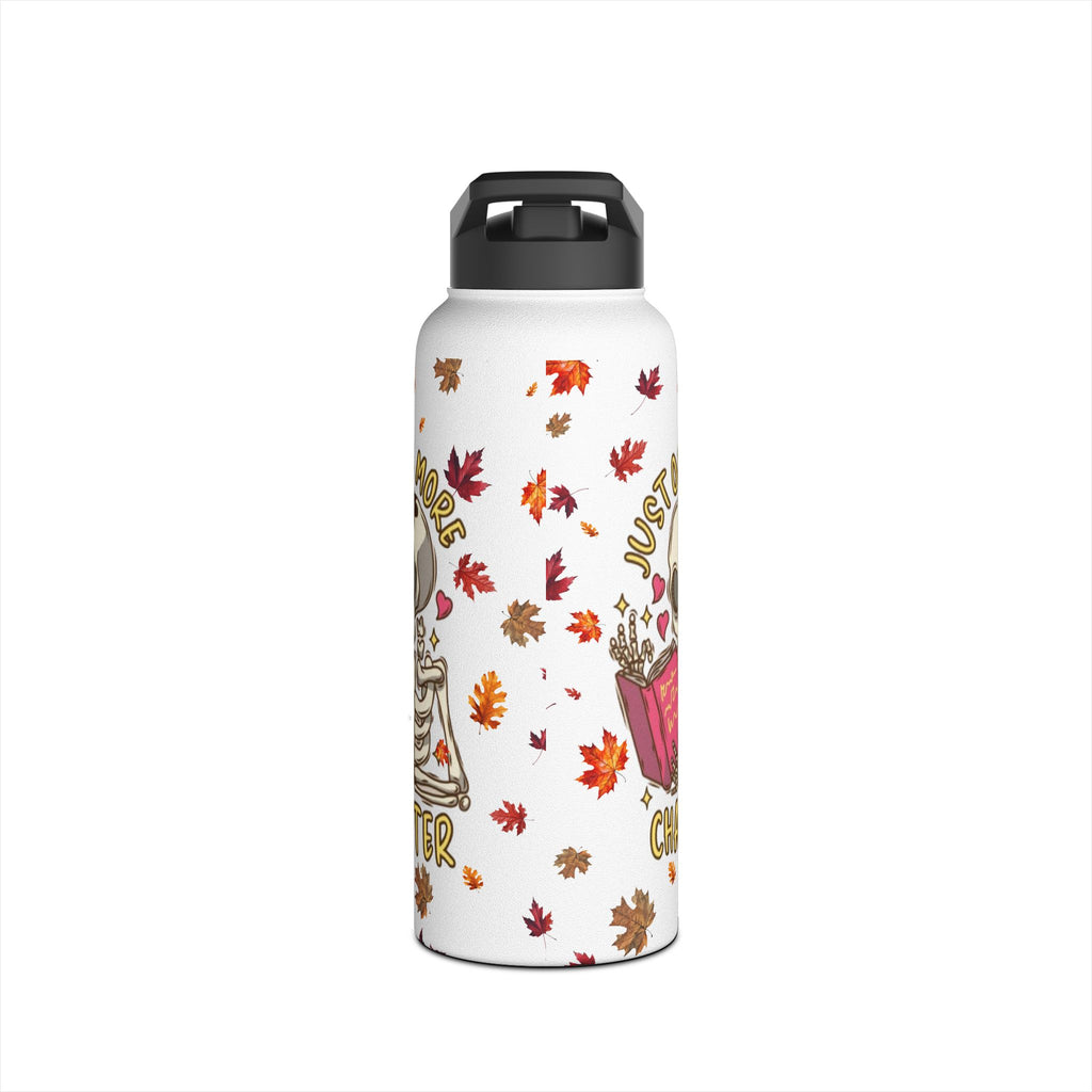 "Just One More Chapter" Stainless Steel Water Bottle – Standard Lid